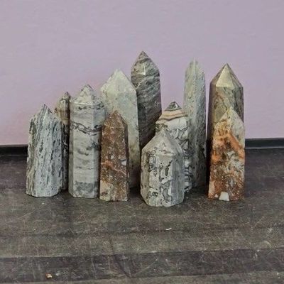 Agate Crazy Lace Tower 2"-3.5"