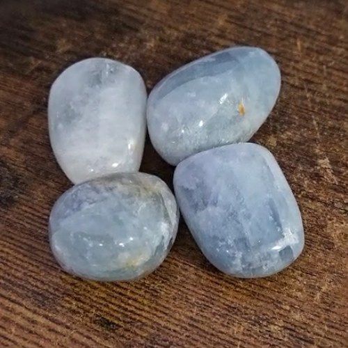 Celestite Tumbled Stone 1&quot;-1.25&quot;
