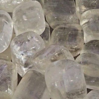 Calcite Yellow Clear Tumbled Stone 1"