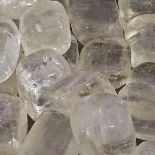 Calcite Yellow Clear Tumbled Stone 1&quot;