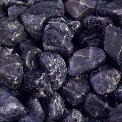 Iolite Tumbled Stone .75&quot;-1&quot;