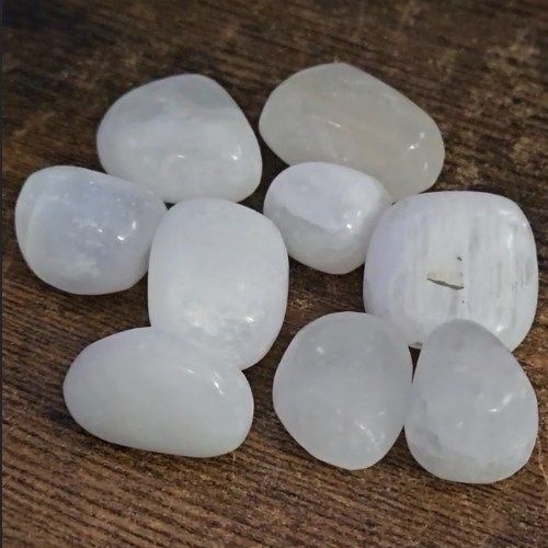 Selenite Polished Tumbled Stone .75&quot;-1&quot;