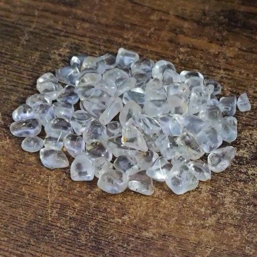 Topaz Clear Tumbled Stone .25&quot;-.5&quot;