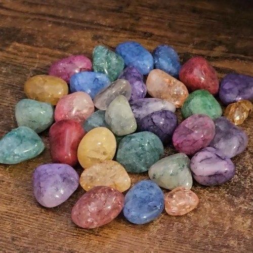 Quartz Rainbow Tumbled 1&quot;-1.25&quot;