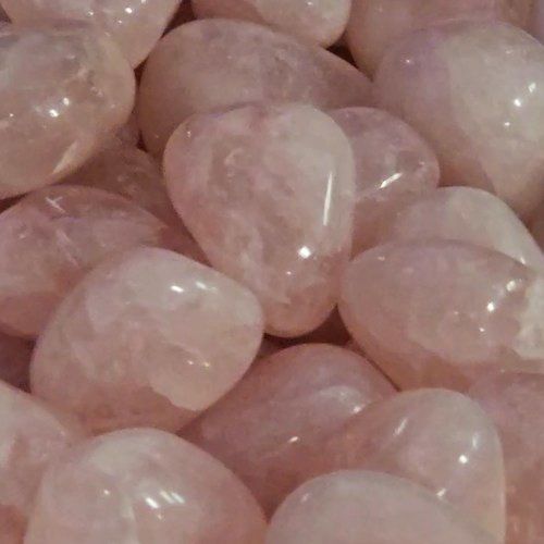 Quartz Rose High Quality Tumbled Stone 1&quot;-1.25&quot;