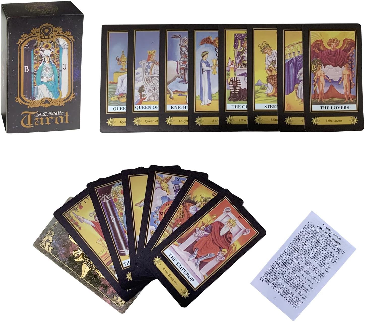 A E Waite Tarot Deck w/ foil cards
