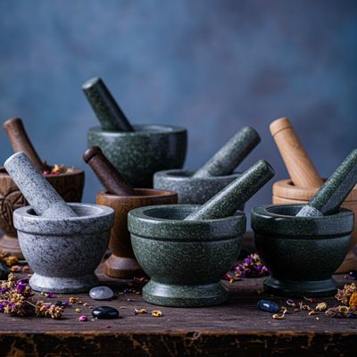 Mortar and pestles