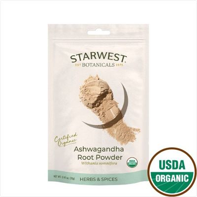Ashwagandha Root Power Organic Eco-Friendly (2.47 oz)