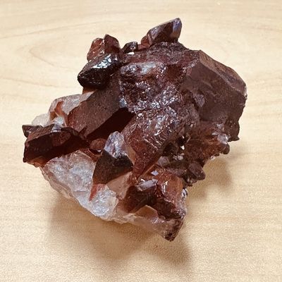 Quartz Hematoide Clusters
