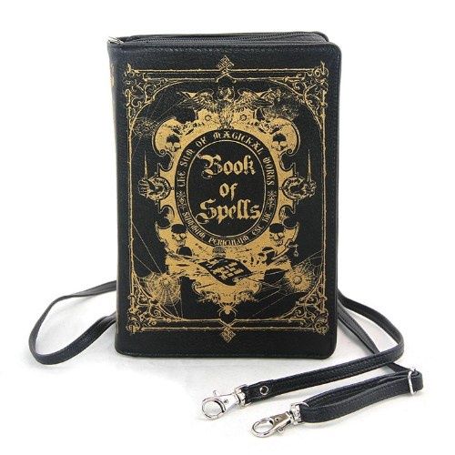 Book of Spells Clutch Bag