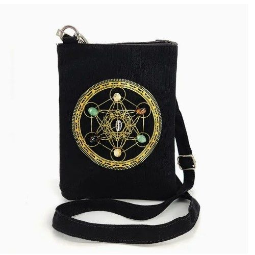 Sacred Geometry / Prosperity &amp; Abundance Crystal Grid Body Bag