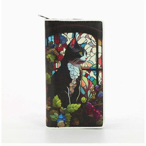 Stained Glass Cat Wallet