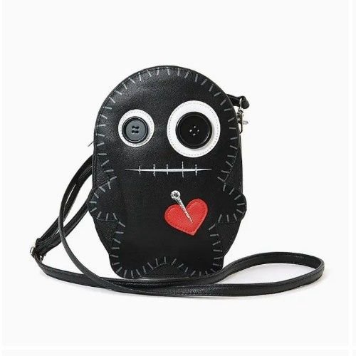 Stitched Voodoo Doll Crossbody Bag