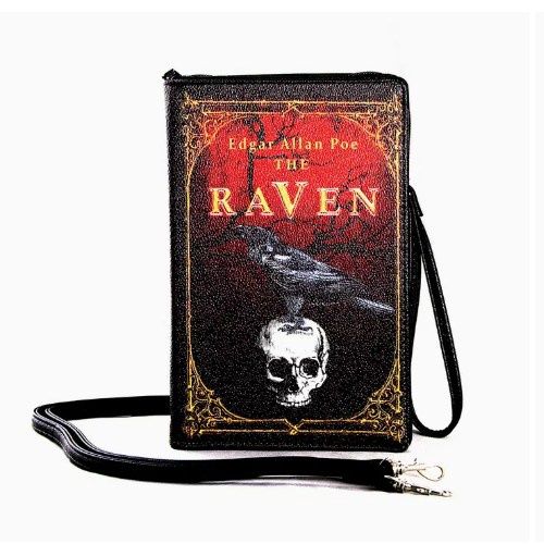 The Raven Vintage Book Clutch Bag
