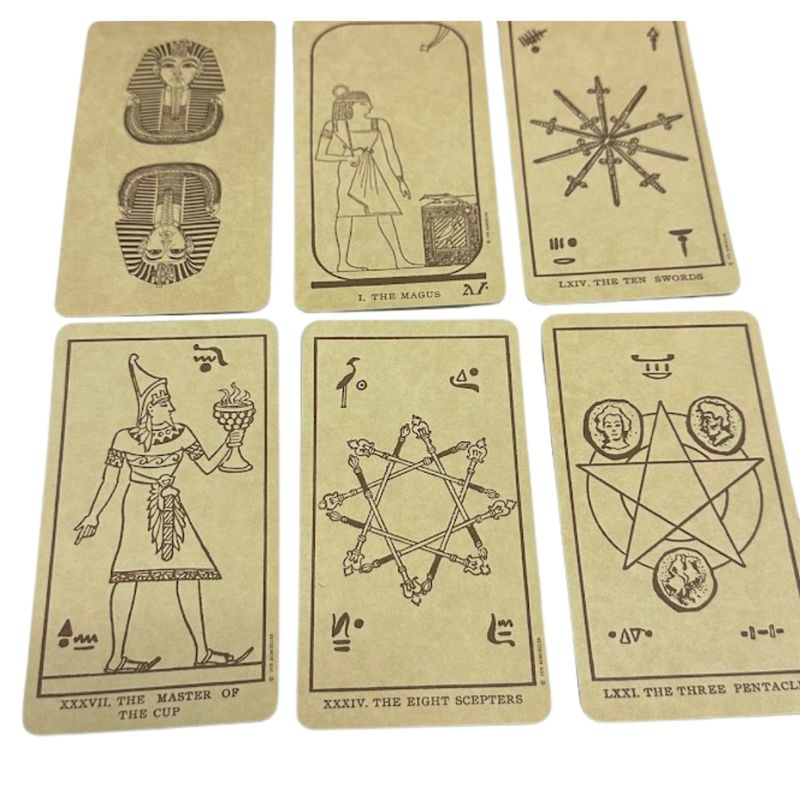 Egyptian Tarot by St Germain 1980 OOP