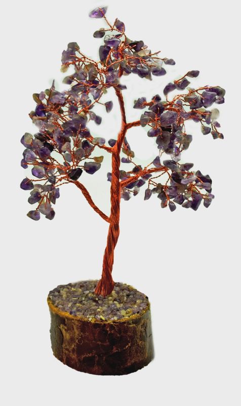 Gem Tree - Amethyst 300 Beads 10&quot;