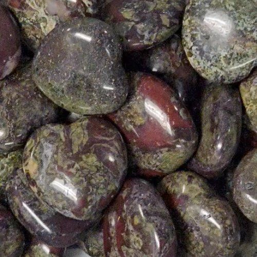 Dragon Bloodstone Heart 10mm