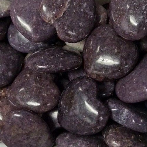 Lepidolite Heart 10mm