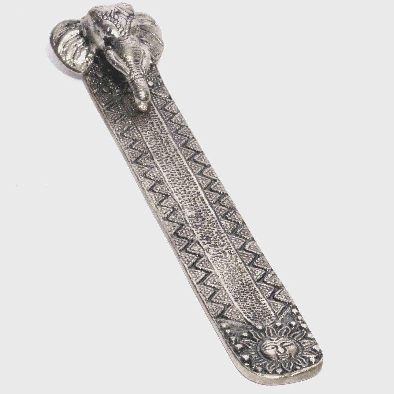 Incense Burner Metal Elephant Head