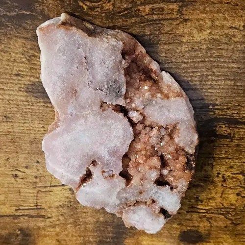 Amethyst Pink w/ Red Druzy Slab 5.5" / 308g