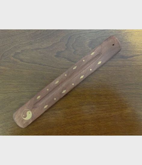Incense Burner Wood Stick Ying Yang