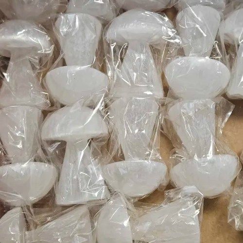 Selenite Mushroom 2&quot;