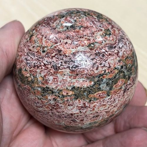 Jasper Leopardskin Sphere 2.4" 288g