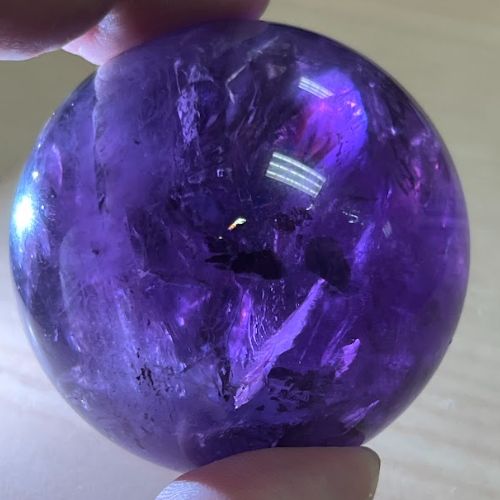 Amethyst Sphere Top Grade 2.3" 186g