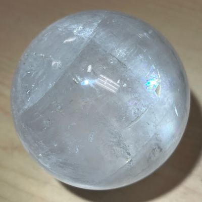 Quartz Clear 'Moon' Sphere 3" 658g