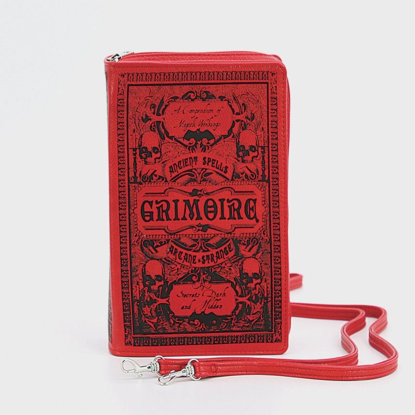 Grimoire Book Clutch Bag