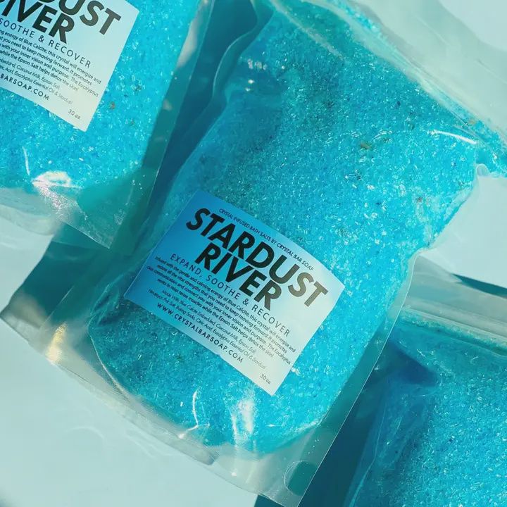 Bath Salt Crystal Infused Stardust River