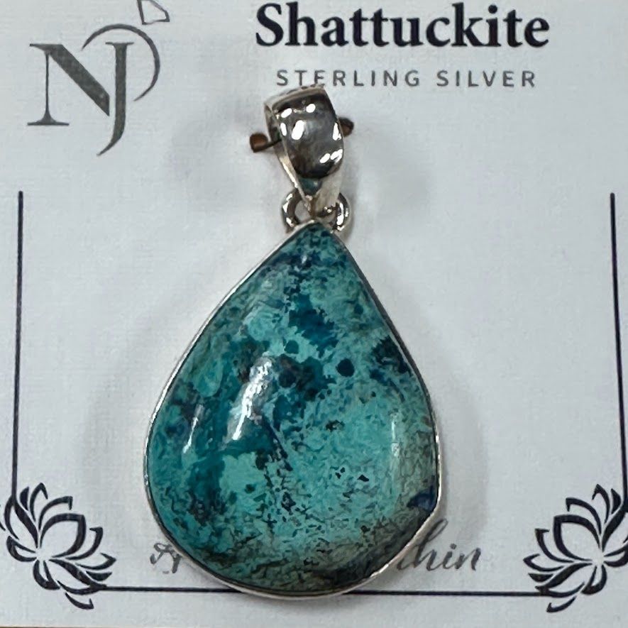 Pendant SS Shattuckite 1"