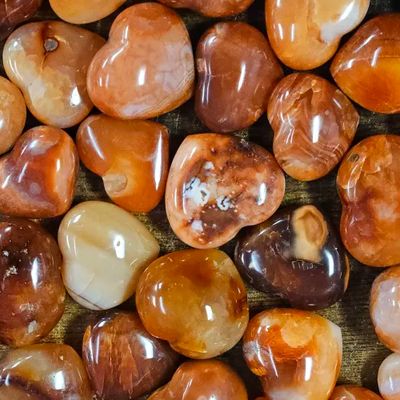Carnelian Heart 1"-1.5"