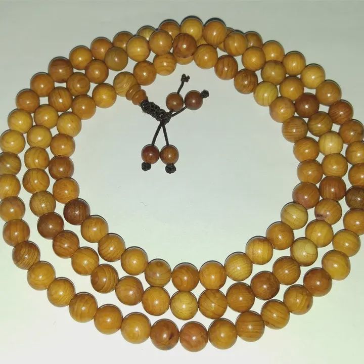 Mala Yew Wood 108 8mm Beads