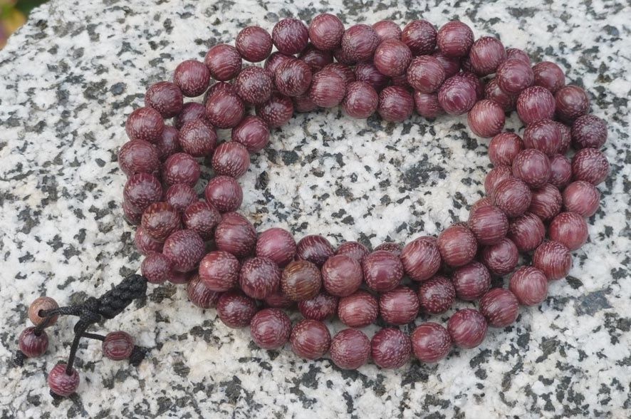 Mala Purpleheart Wood 8mm 108 Beads