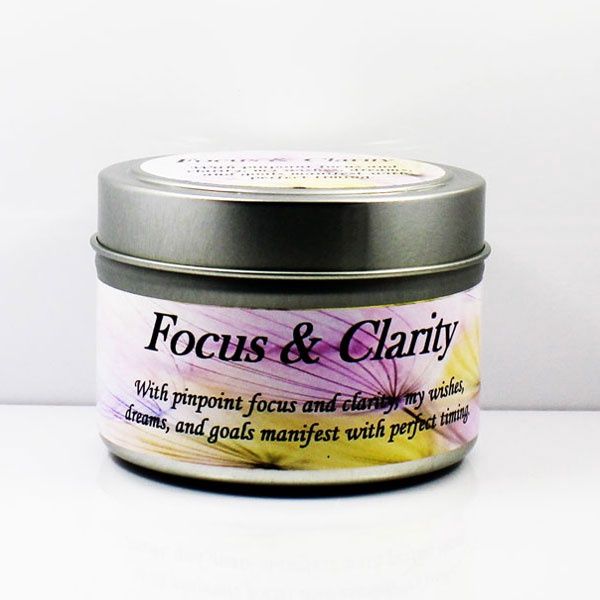 Candle Tin - Focus &amp; Clarity 4 oz