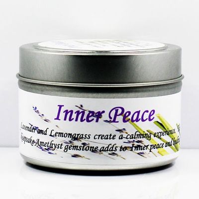 Candle Metal Tin - Inner Peace 4 oz