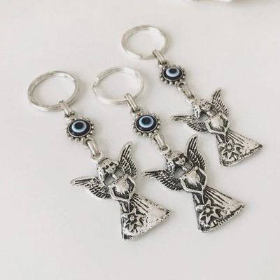 Keychain Evil Eye Keychain w/ Angel