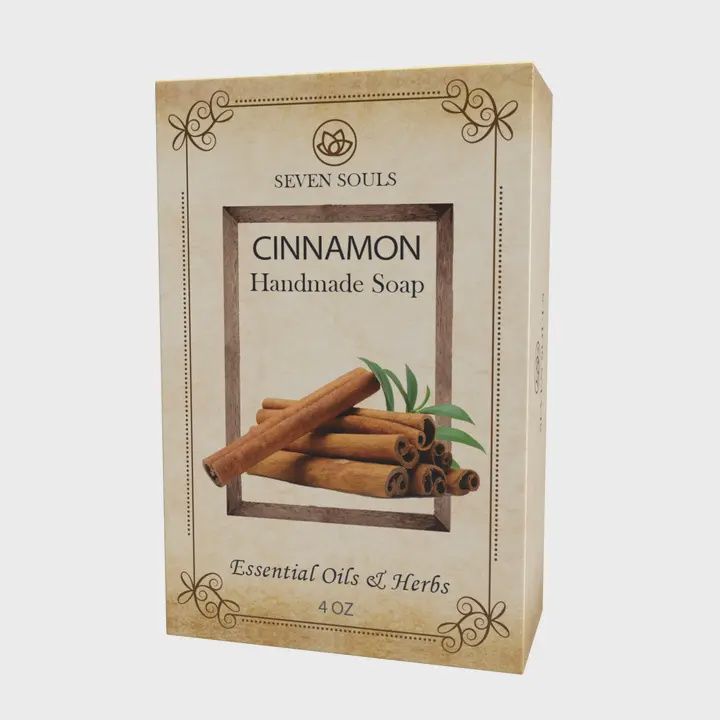 Soap Handmade 4 oz, Type: Cinnamon
