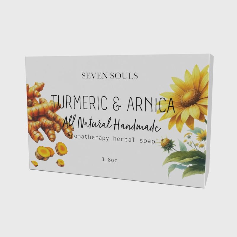 Soap Turmeric &amp; Arnica Aromatherapy Herbal Bar 4 oz