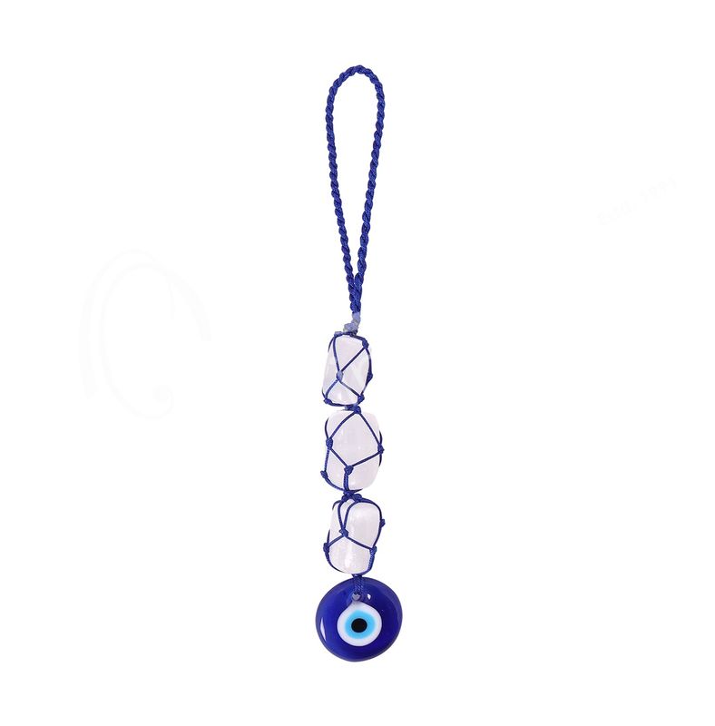 Evil Eye Hanging Cord 8-9" Select Stone