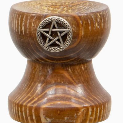 Sphere Stand Wood w/ Star