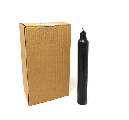 Taper Candle 9" Assorted Colors, Color: Black