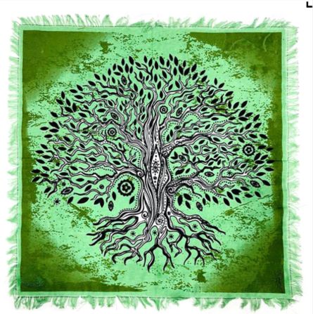 Altar Cloth 18' x 18", Style: Tree of Life