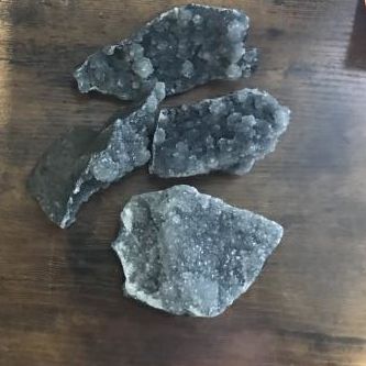 Chalcedony Black Specimen priced by weight, Size: 100-200g