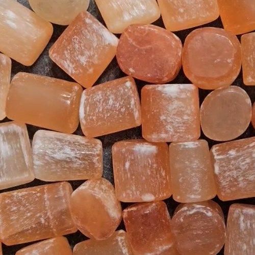 Selenite Peach Polished - Select Type, Type: Log .75"-1"