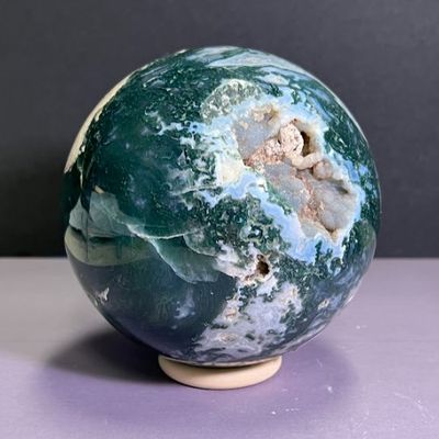 Agate Moss Sphere - Select