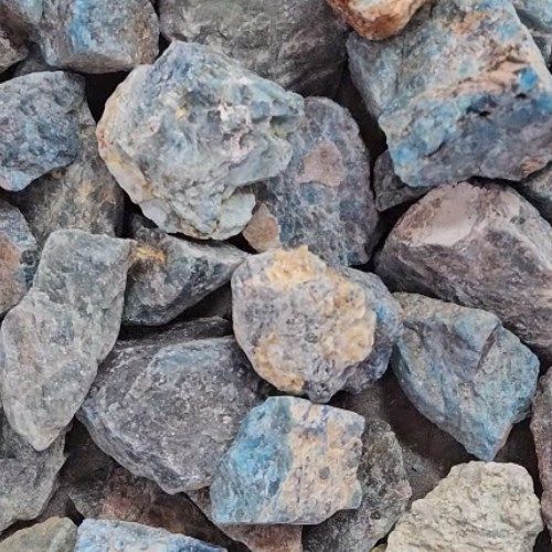 Apatite Blue Rough Stone - Select Size, Type: 1"-1.5"
