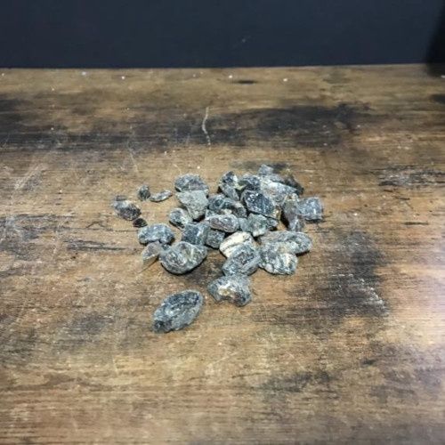 Amber Blue Rough - Select Size, Size: .5"-.75"