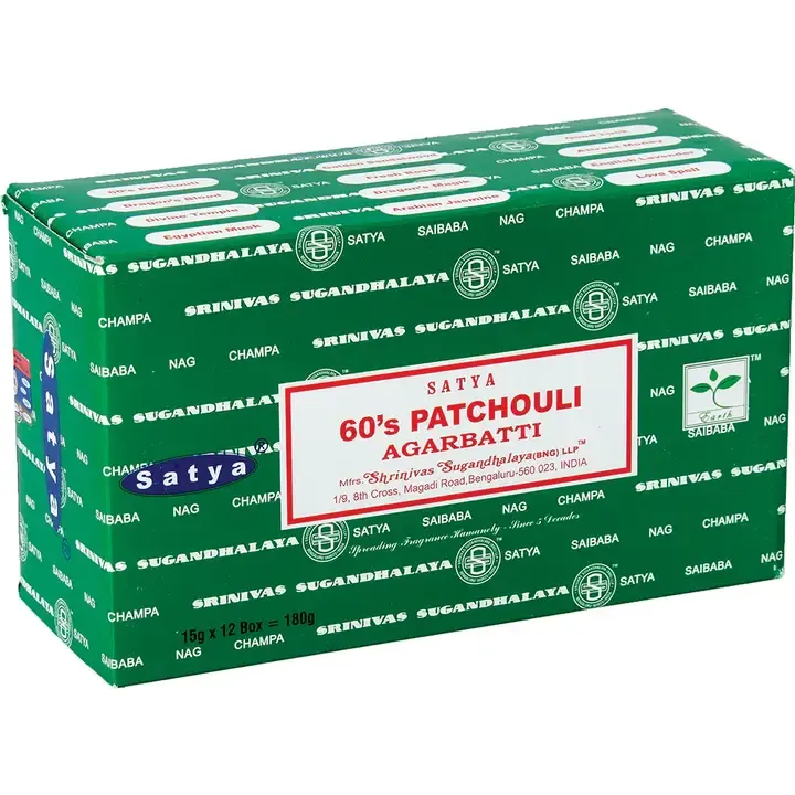 Satya Incense Sticks 15 gms, Type: 60s Patchouli